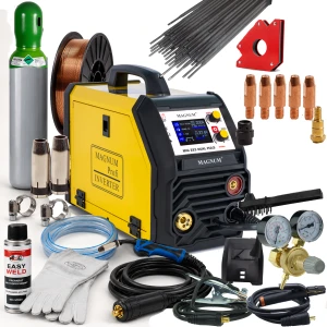 SPAWARKA MIGOMAT MAGNUM MIG 223 DUALPULS SYNERGIA LCD MMA TIG ALUMINIUM ZESTAW 3