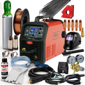 Migomat Ideal TECNO MIG 200 LCD DUAL PULS 28-200 A ZESTAW 1
