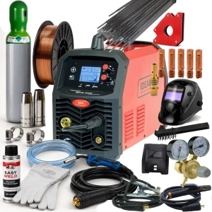 Spawarka IDEAL TECNO MIG 205 SYNERGIA ALU 200A 3w1 ZESTAW 1