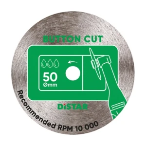 Distar Tarcza diamentowa do gresu 50x5,8x0,8mm ButtonCut 
