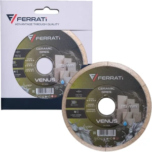 FERRATI Tarcza diamentowa 115mm 0,6mm do gresu ceramiki VENUS F20222