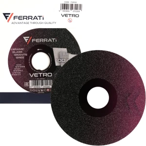 Ferrati tarcza tnąca i szlifująca z nasypem diamentowym 2in1 Ø100mm x 22,23mm VETRO F20122
