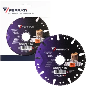 FERRATI TARCZA DIAMENTOWA TNĄCA SEMPRE Ø125mm x 22,23mm F20192