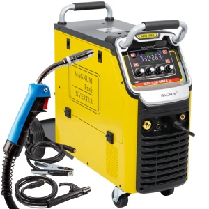 Spawarka MAGNUM MIG 330 MMA V2 IGBT 4x4 330A 400V MB25 5m Podwozie