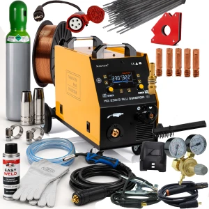 Spawarka Półautomat MAGNUM MIG 230/2 ALU SYNERGIA Dual 230V/400V Podajnik 4x4 ZESTAW 3