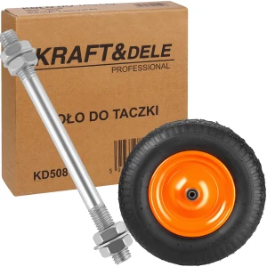 Koło do Taczki 16" 4.80/4.00-8 Kraft&Dele KD508 Łożysko Kulkowe Oś Stalowa Felga