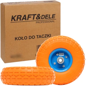 Koło Bezdętkowe do Wózka PU 4.10/3.50-4 Kraft&Dele KD464 Poliuretan Łożysko