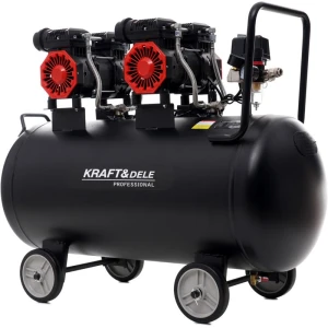 Kompresor bezolejowy 100L 2x1500W KD1387