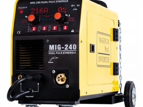 SPAWARKA MIGOMAT MAGNUM 240 DUAL PULS TIG 200A MMA 4X4