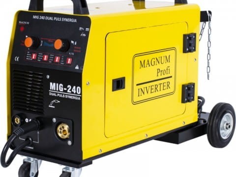 SPAWARKA MIGOMAT MAGNUM 240 DUAL PULS TIG 200A MMA 4X4
