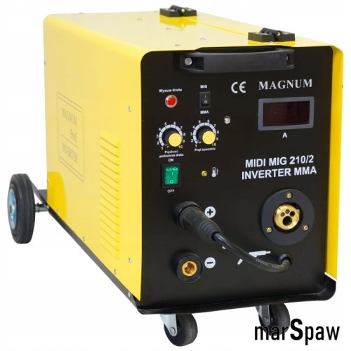 SPAWARKA MIGOMAT MAGNUM MIG 210/2 MMA 230V I 400V SZPULA 15KG