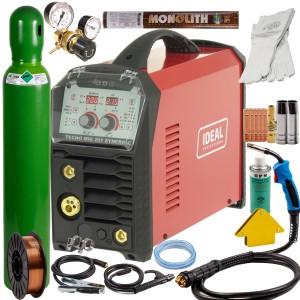 Spawarka Ideal TECNO MIG 201 SYNERGIC 40-200 A ZESTAW 3