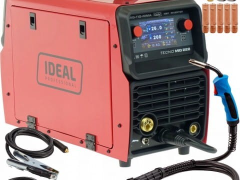 ideal 222 LCD MIG TIG MMA SYNERGIA VRD ALU