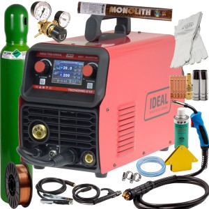 Spawarka Migomat Ideal Tecno Mig 212 LCD Synergia ZESTAW 3