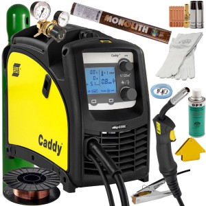 MIGOMAT ESAB CADDY MIG C200i SYNERGIA ZESTAW 3