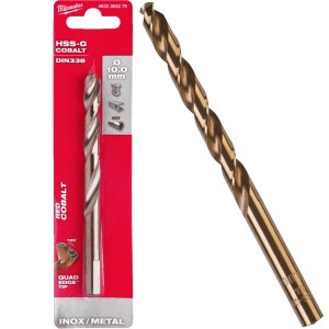 Milwaukee wiertło DO METALU HSS-G RED COBALT 10 mm