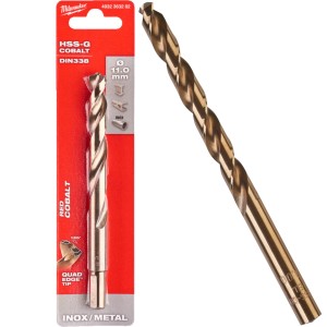 Milwaukee wiertło DO METALU HSS-G RED COBALT 11 mm