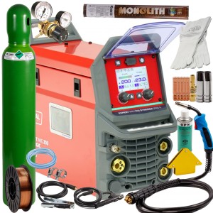 SPAWARKA MIGOMAT 200A MIG MMA TIG EXPERT MIG 210 SYNERGIC Pro4 LCD IDEAL ZESTAW 3