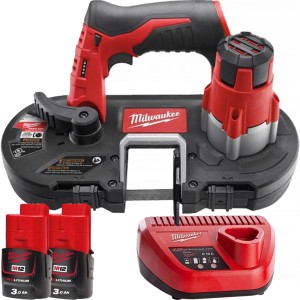 Milwaukee Piła taśmowa M12 BS zestaw 1