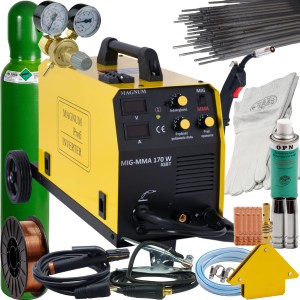 Spawarka MAGNUM MIG 170W IGBT MIG/MAG MMA FCAW 160A 230V ZESTAW 3