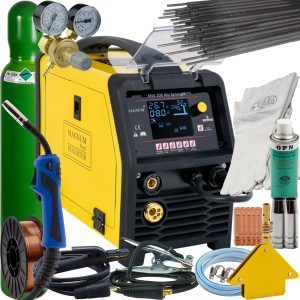 Spawarka MAGNUM MIG 209 ALU SYNERGIA MIG/MAG MMA TIG FLUX 200A 230V ZESTAW 3
