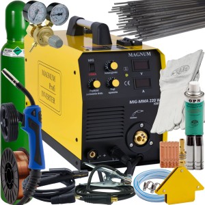 Spawarka MAGNUM MIG 220W IGBT MIG/MAG MMA FCAW 200A 230V MIGOMAT ZESTAW 3